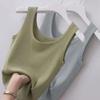 Threaded Camisole Women's Plus Size Solid Color Slim Outer Wear Sleeveless Bottoming Sweater Vest