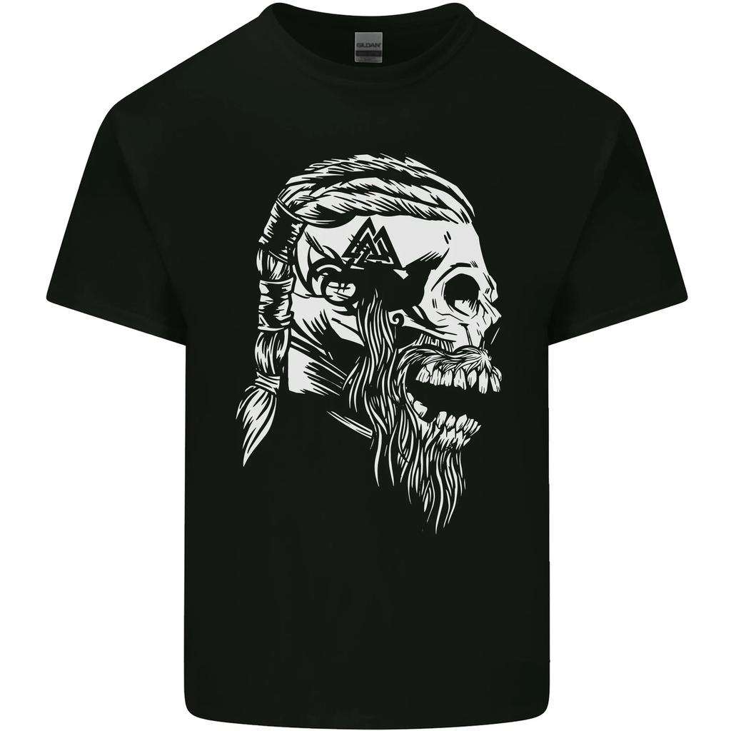 Tribal Viking Skull Kids T-Shirt Childrens