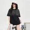 Trendy Retro Fashion Short Sleeve T-shirt Summer Loose Cotton Versatile Round Neck Vintage T-shirt