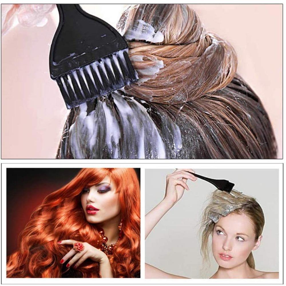 6Pcs/Set Hairdressing Hair Applicator Brush Dual-Sided Hair Highlight Dyeing Board Plate Salon