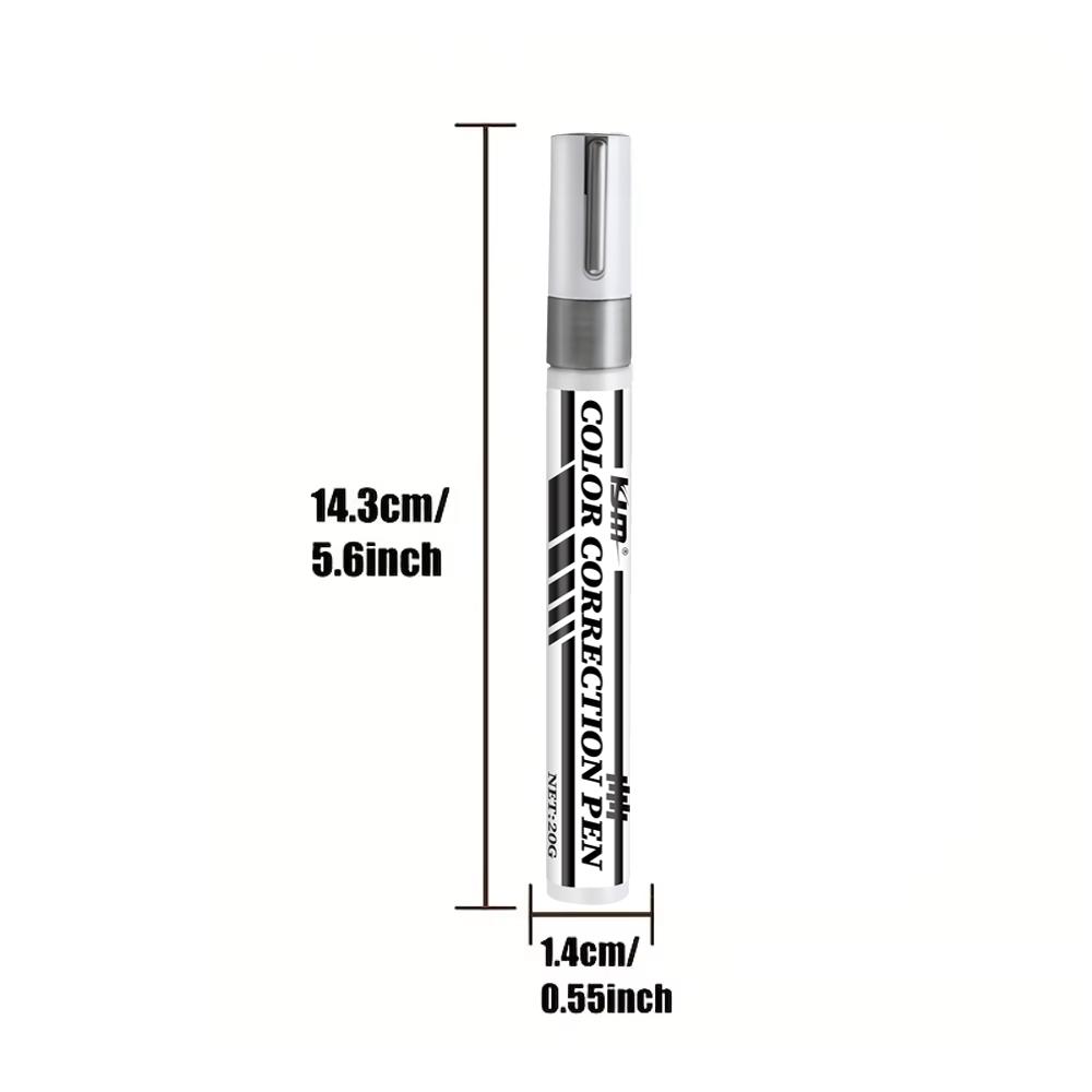 KJM Silver Chrome Metal Repair Pen Universal Touch Up Paint Pen for Auto Chrome Trim Rust Oxidation Restoration Touchup Paint2