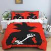 CustomizableDragon Ball Cartoon Print Bedding Set: This Soft and Comfortable Set Includes a Duvet Cover and Pillowcases.