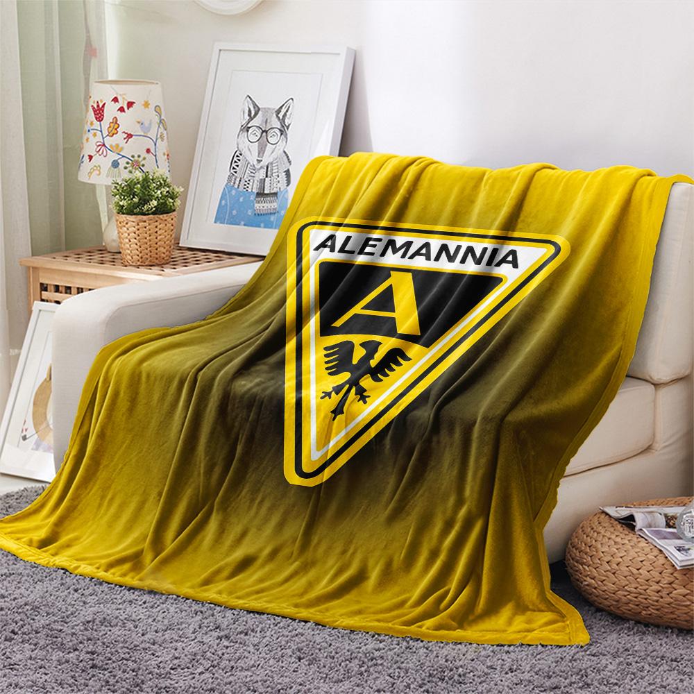 Alemannia Aachen Flannel Blanket, High quality Comfortable for All Seasons, Home Decor, Warmth and Comfort