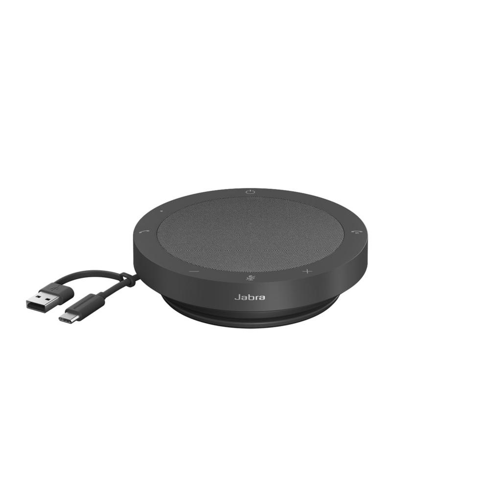 Jabra Конференц-микрофон-динамик Speak2 40 Новейшая функция шумоподавления Передовой микрофон с формированием луча 50-мм полнодиапазонный динамик USB C