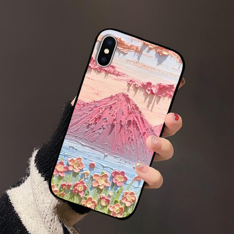 Чехол для Apple iPhone XS XS Max Мягкий ТПУ Силиконовый Задняя Крышка Телефона Для iPhone X XR Модный Цветной Печатный Ударопрочный Корпус Чехлы