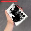 2DFlat Samsung phone case Black Stallion in Motion Applicable to Galaxy S22 S23 S24 S25ULTRA S26 A12 A13 A14 A15 A16