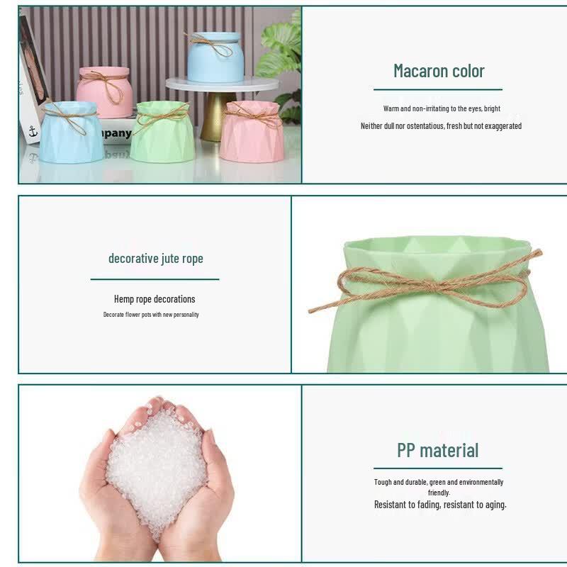 Ying Tang Plastic Decorative Flower Pot
