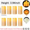 9-72Pcs Flameless Candle Wedding LED Candle Artificial Flickering Candle Battery Operated Candlelight Concert Dinner Home Decor