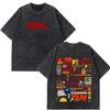 Band Rock Music Morat Tour 2026 Print Vintage Washed T-shirts Men Women Hip Hop T Shirt Loose Cotton Fashion Clothing T-shirts