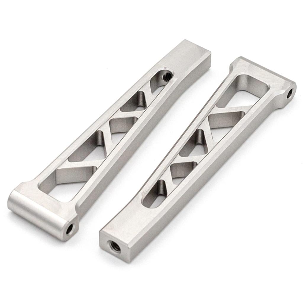 2Pcs Remote Control Front Upper Suspension Arm Aluminum Alloy replacement for Corally Kronos 6S 1Celsius8 Remote Control Car Model Body Parts