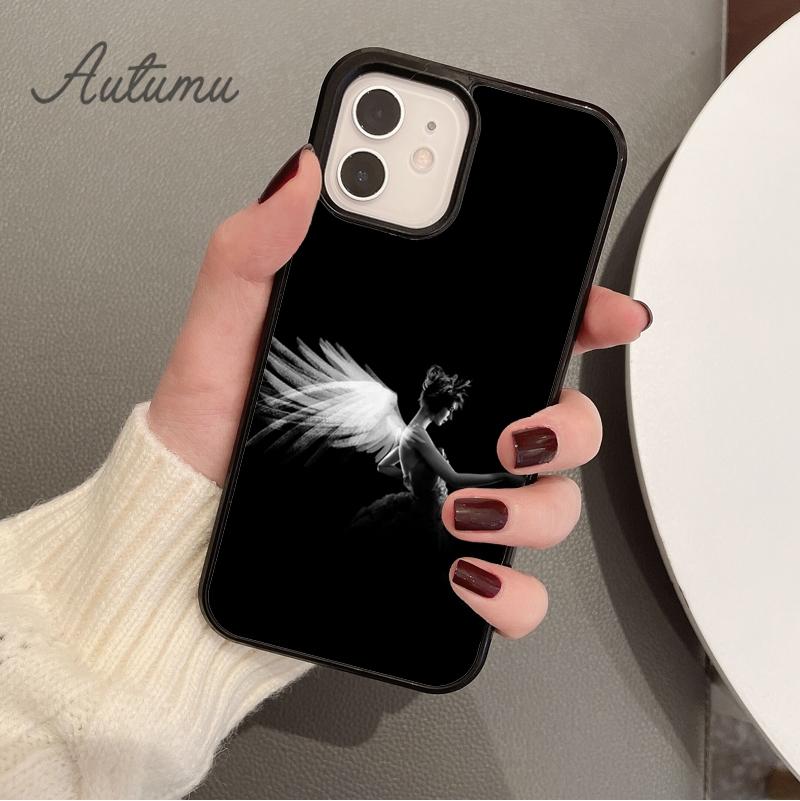 Чехол для телефона «Крылья ангела» для iPhone 11, 12, 13, 14 Pro Max mini X XR XS SE 2020, 5, 6S, 7, 8 Plus, Samsung Galaxy S21 S22, чехол