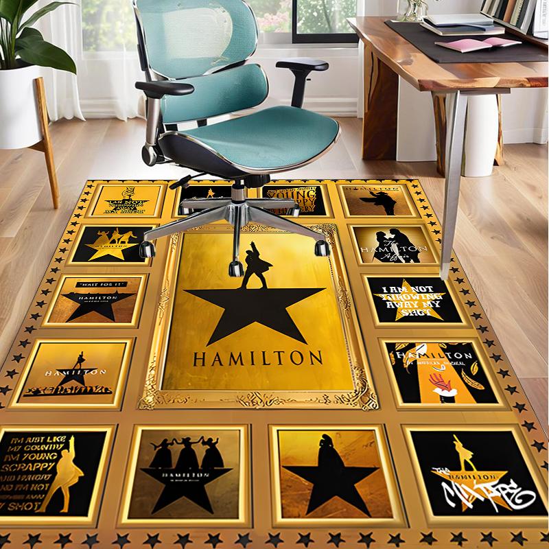 Коврик-подставка под кресло Star Hamilton Art Office, Игровой ковер, Подходит для прихожей, Спальни, Гостиной, Рабочего стола, Праздничный подарок