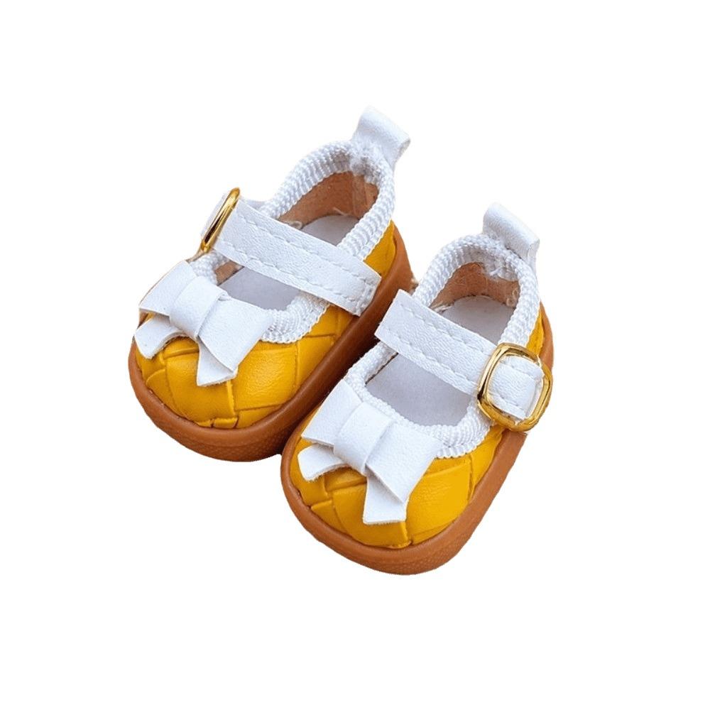 1Pair Cute Style Mini Doll Sneakers Lace Up Doll Footwear New Doll Shoes For Potato Mia Doll