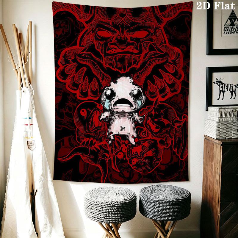 Isaac Wall Hanging Printed Fabric Blanket Decorative Tapestries for Bedroom Living Room Home Decor
