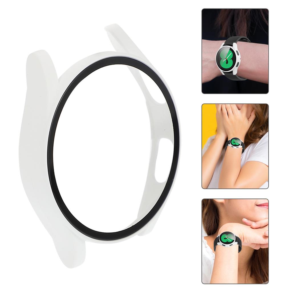 1Pcs Watch Cover High-Quality Pc Tempered Glass Protective Shell Full Edge Protection Lightweight Smartwatch Frame