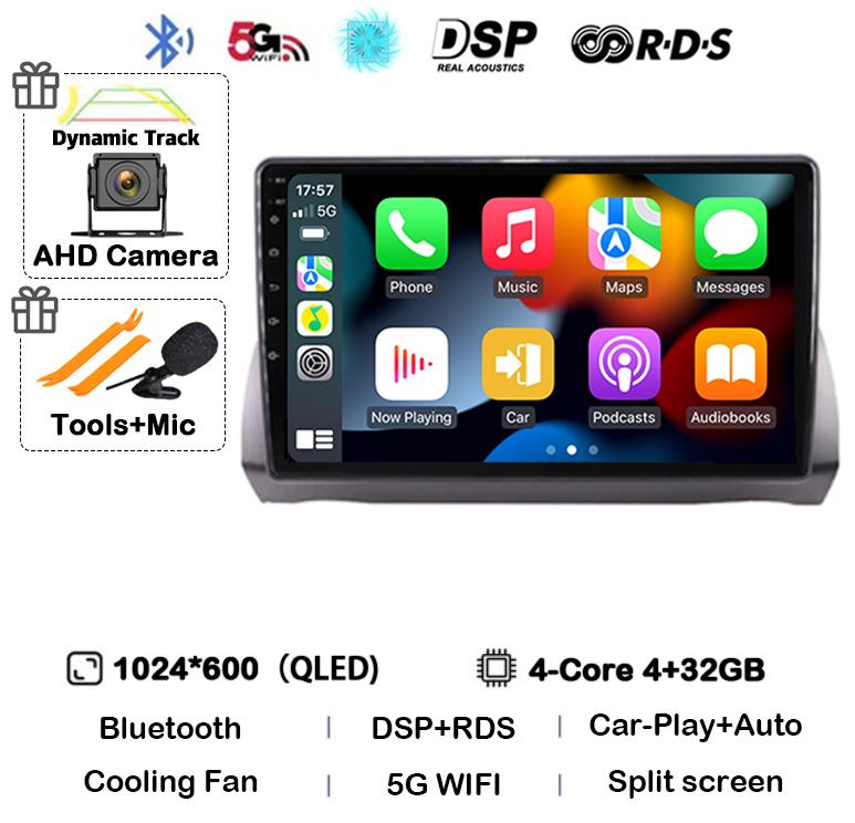 Android 14 Carplay Auto For Fiat Argo 2019 2020 2021 2022 Stereo Multimedia Autoradio DSP Car Radio Video Player GPS 360 Camera
