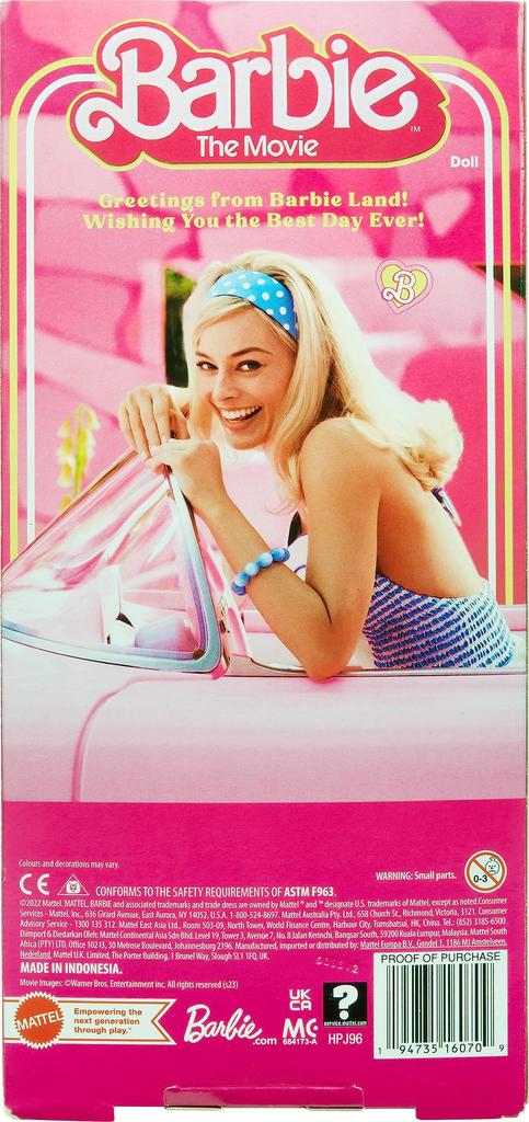 Barbie Movie [Барби] Платье в клетку [Кукла-одевалка] [от 3 лет] HPJ96