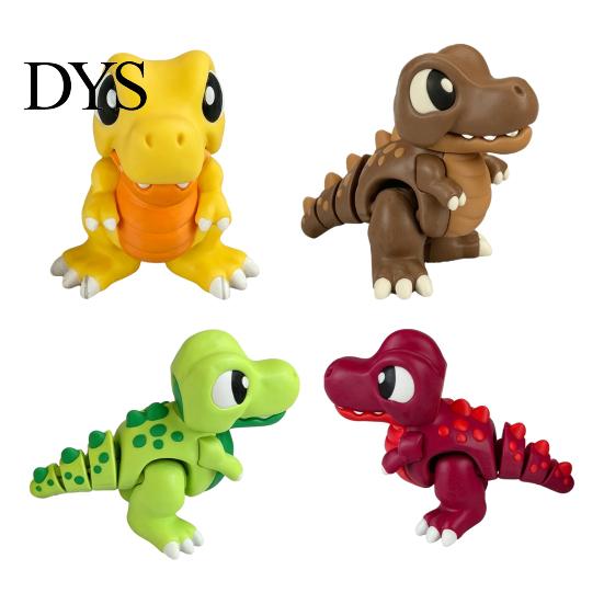 Гибкие шарнирные фигурки 3D-печатные подвижные милые Т?Динозавр Рекс Игрушка-антистресс, Суставная Начинка для Чулок для Мальчиков Фигурка, Кусается?Палец