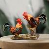 Статуэтка цыпленка, скульптура из смолы, животное для отеля, офиса, вечеринки, домашнего декора, стола
