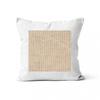 Washed Cotton Cushion 40x40 Cm White JUTE, by Soleil d'Ocre