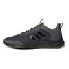 adidas Fluidstreet Удобные Универсальные Сетчатые Нескользящие Низкие Повседневные Кроссовки для Бега Мужские Кроссовки Серый Черный FY8456