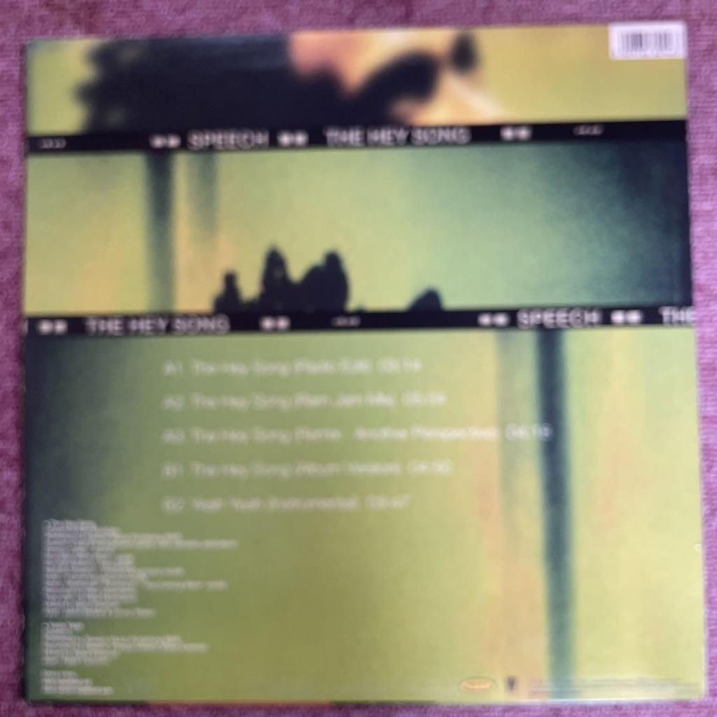[USED] Price Negotiable! Speech The Hey Song 33RPM Record