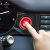 Car Supplies Start Stop Engine Push Button Sticker Accessories Self Customizable Ring Adhesive Easy to Install Decorative Decal