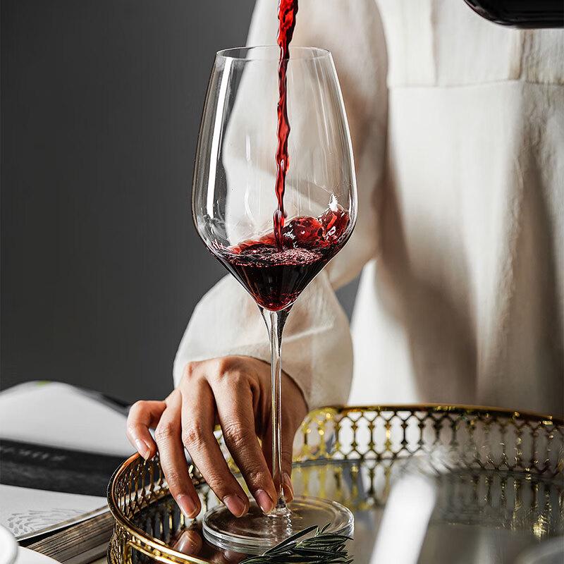 Cheer Bordeaux Crystal Red Wine Glass Set (2-Pack)