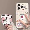 Магнитный чехол для мобильного телефона с подставкой для iphone17 щенок с сердцем 16promax apple 15 милый 14 новый набор