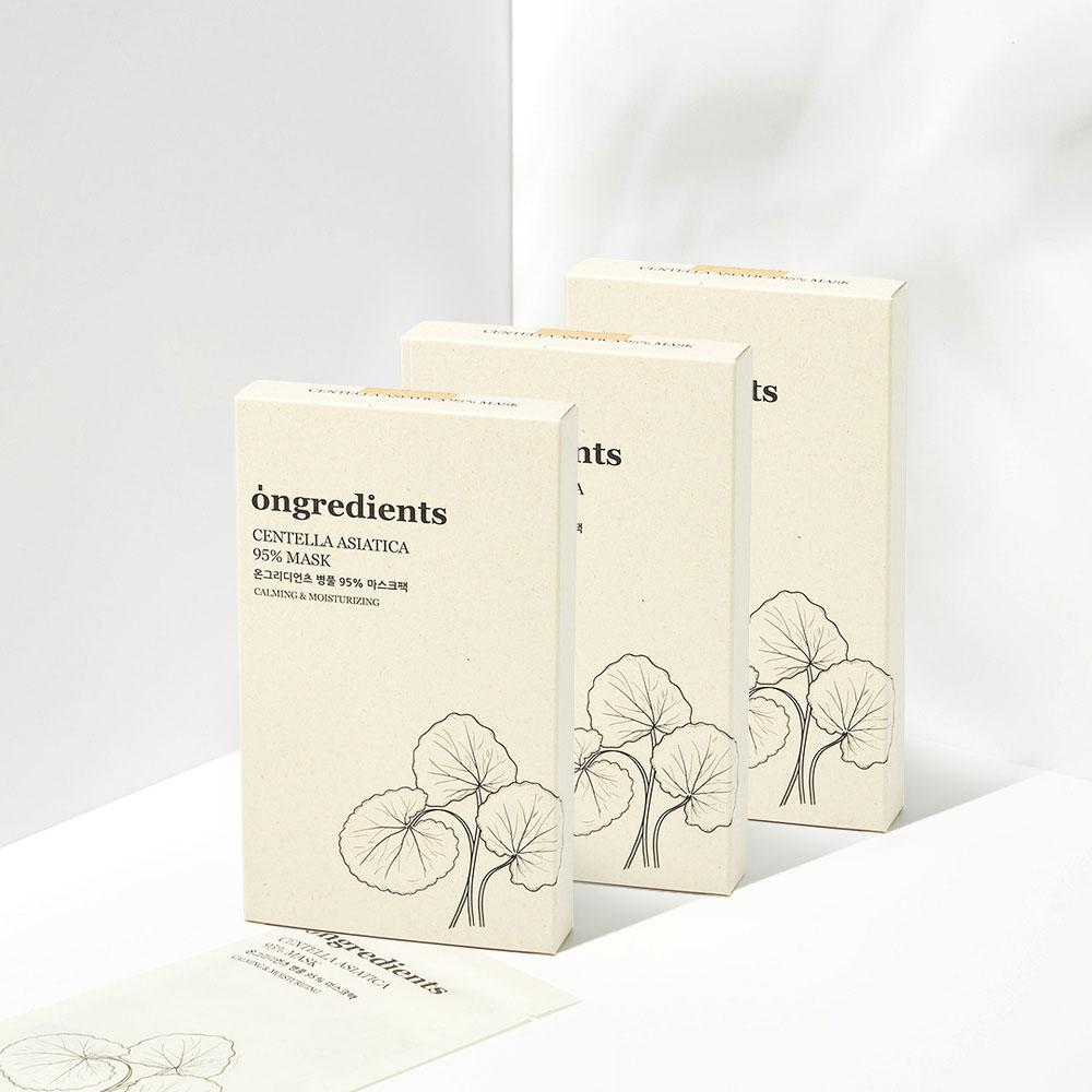 Ongredients Маска из центеллы азиатской 95% (3 варианта)
