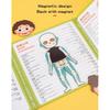 Детские игрушки Монтессори Человеческое тело Познание Складные Магнитные Книги для высшего образования Раннее детское образование Пазл Обучение