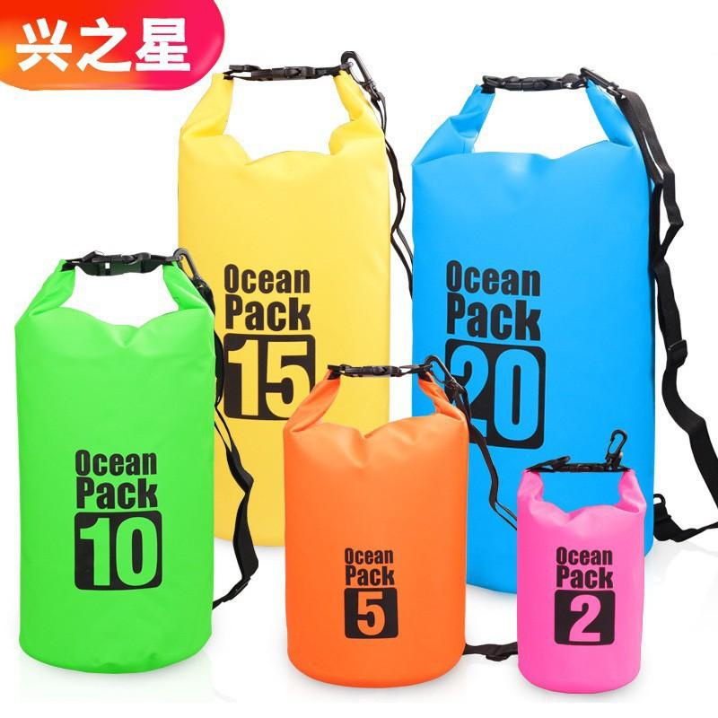PVC Waterproof Dry Bag Bucket Backpack Beach Swimming Hiking Camping Outdoor Sports 2L-30L