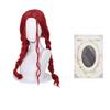 Descendants 5 Evil Wonderland Cosplay Wig Braided Red Wig Anime Heat Resistant Synthetic Wigs for Halloween Party Carnival