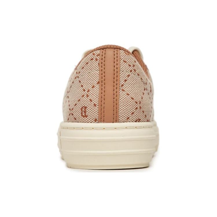 MLB Playball Slip Resistant Abrasion Resistant Low top Canvas Shoes Unisex Brown Beige 3ACVPRM3N-43BGS