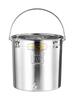 Extra Thick Stainless Steel Multi-Purpose Bucket with Faucet and Buckle