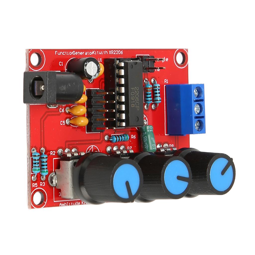 2Pcs Signal Generator Kit Sine Triangle Square Output 1Hz‑1MHz 9‑12V DC Input Function Signal