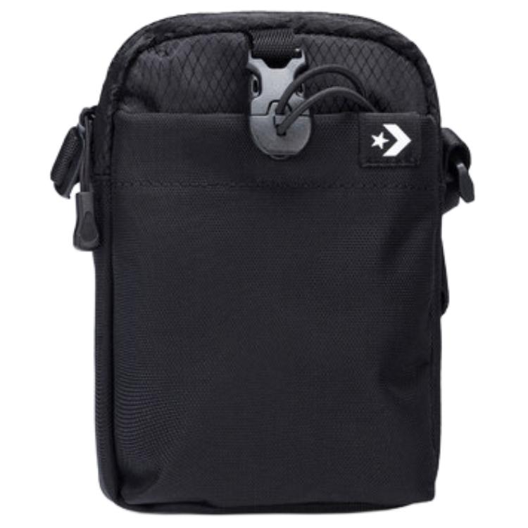 Converse Fashion Trend Nylon Shoulder Bag, Crossbody Bag Regular Unisex Black 10018451-A01