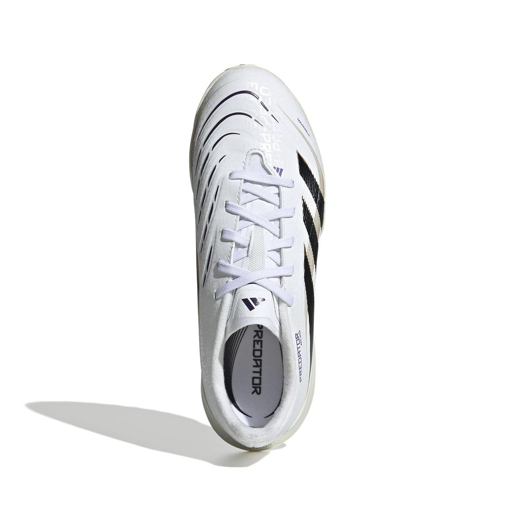 Футзальные бутсы Юниор Predator LEAGUE TF Мальчики Девочки Обувь Металлик см [Adidas] 17-24.5см Белый/Черный/Золотой (JI1152) 19,0