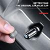 BXQ1 4pcs Car Badges Wheel Tire Valve Stem Caps Covers For BMW M Performance E90 E91 E92 E93 M3 F10 F07 M5 E63 E64 Car Accessories