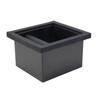 Coffee Grounds Box Stainless Steel Espresso Coffee Knock Box  Desktop Embedded Hollow Bottomless Grounds Bucket Grounds Bin