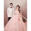 New Pink Dream Color Dress 2025 French Wedding Dress Sweet Dress Wedding Dress Male Skirt Women
