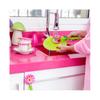 Pink Dish Brush with Vase, 10-Inches, Pink