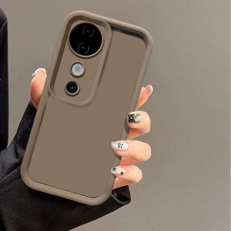 Для Vivo V40 Чехол Vivo V2348 Чехол для телефона Полный пакет Матовый Противоударный Мягкий Защитный Чехол