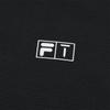 Fila Серия Гольф Простая Модная Спортивная Удобная Футболка-Поло с Коротким Рукавом Женские топы Глубокий Черный A11W615105FBK