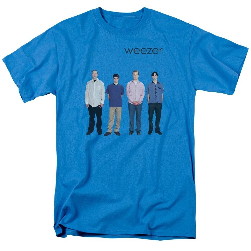 Weezer Альбом 1994 года Футболка с логотипом группы Weezer Классическая Королевский синий Унисекс S5XL