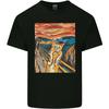 Cat Scream Painting Parody Unisexs Light Cotton TShirt