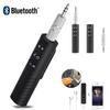 2-в-1 Автомобильный Bluetooth 5.0 Приемник 3,5 мм AUX Разъем Стерео Аудио Передатчик Усилитель Динамика Беспроводной Адаптер Для ПК НаушниковХороший продукт
