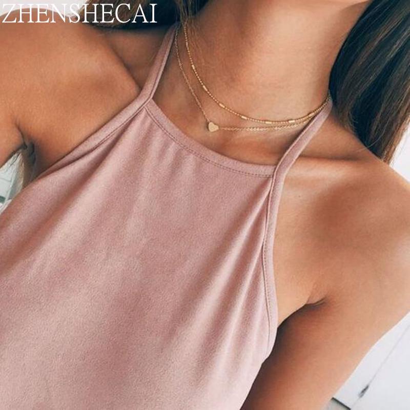 Ожерелье в стиле бохо, 1 шт., серебряное колье с двойной цепочкой, ювелирные изделия, женское ожерелье из бусин