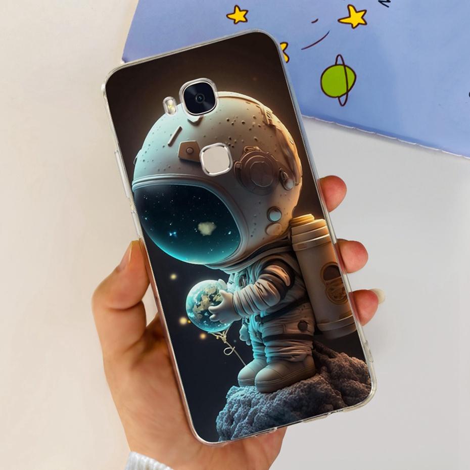 Красивый чехол с принтом для Huawei GR5 KII-L22 KII-L21 / GR5 2017 BLN-L21 BLN-L22 Мягкий силиконовый ТПУ задняя крышка Чехлы для телефона