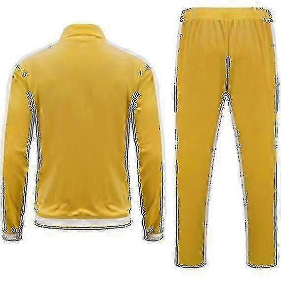 "Men's Velvet Sweatsuit Set, Casual Jacket Pants Tracksuit Set" z 2025